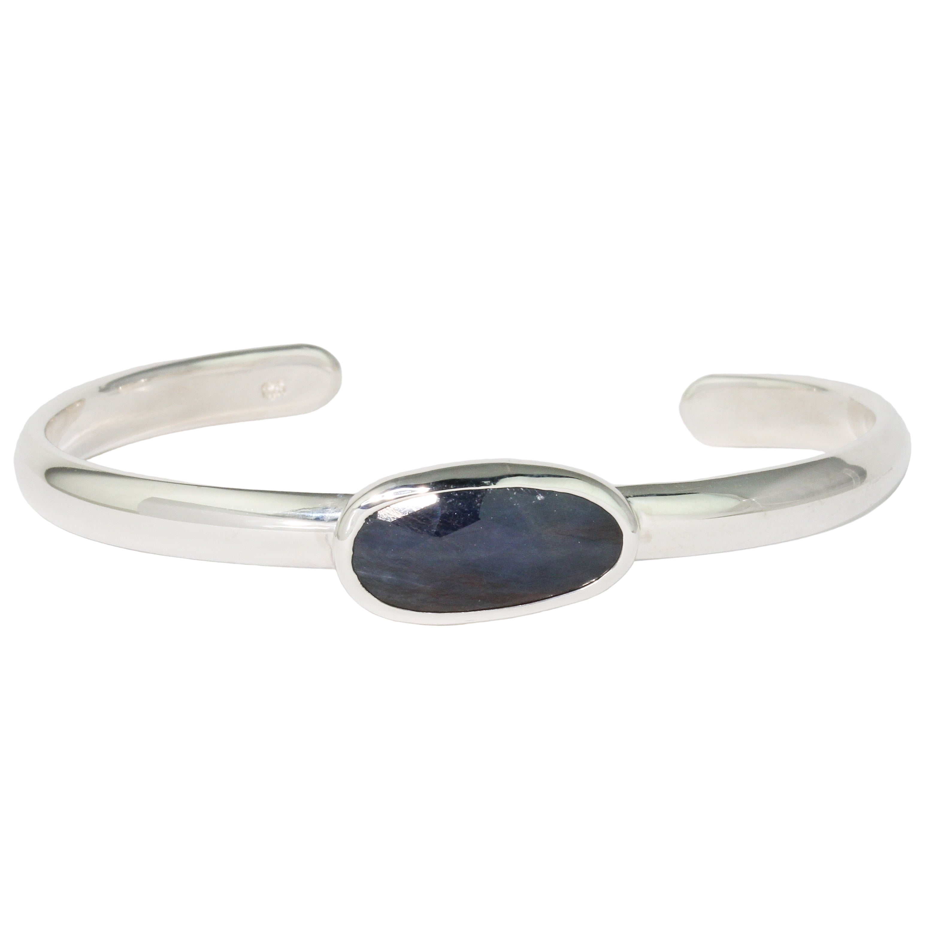 XLarge Blue Sapphire Cuff Bracelet-Sara Thompson