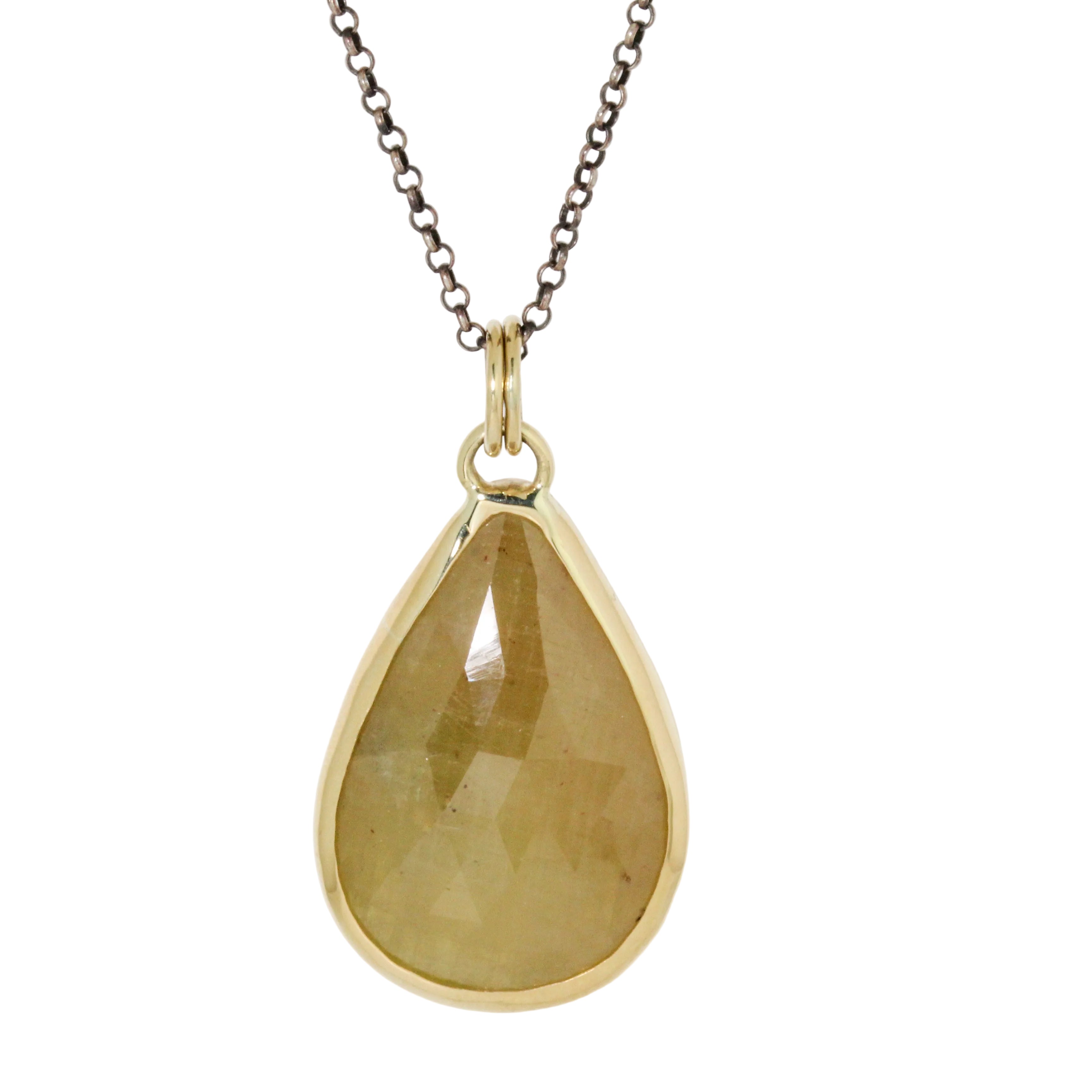 Yellow Sapphire Necklace-Sara Thompson
