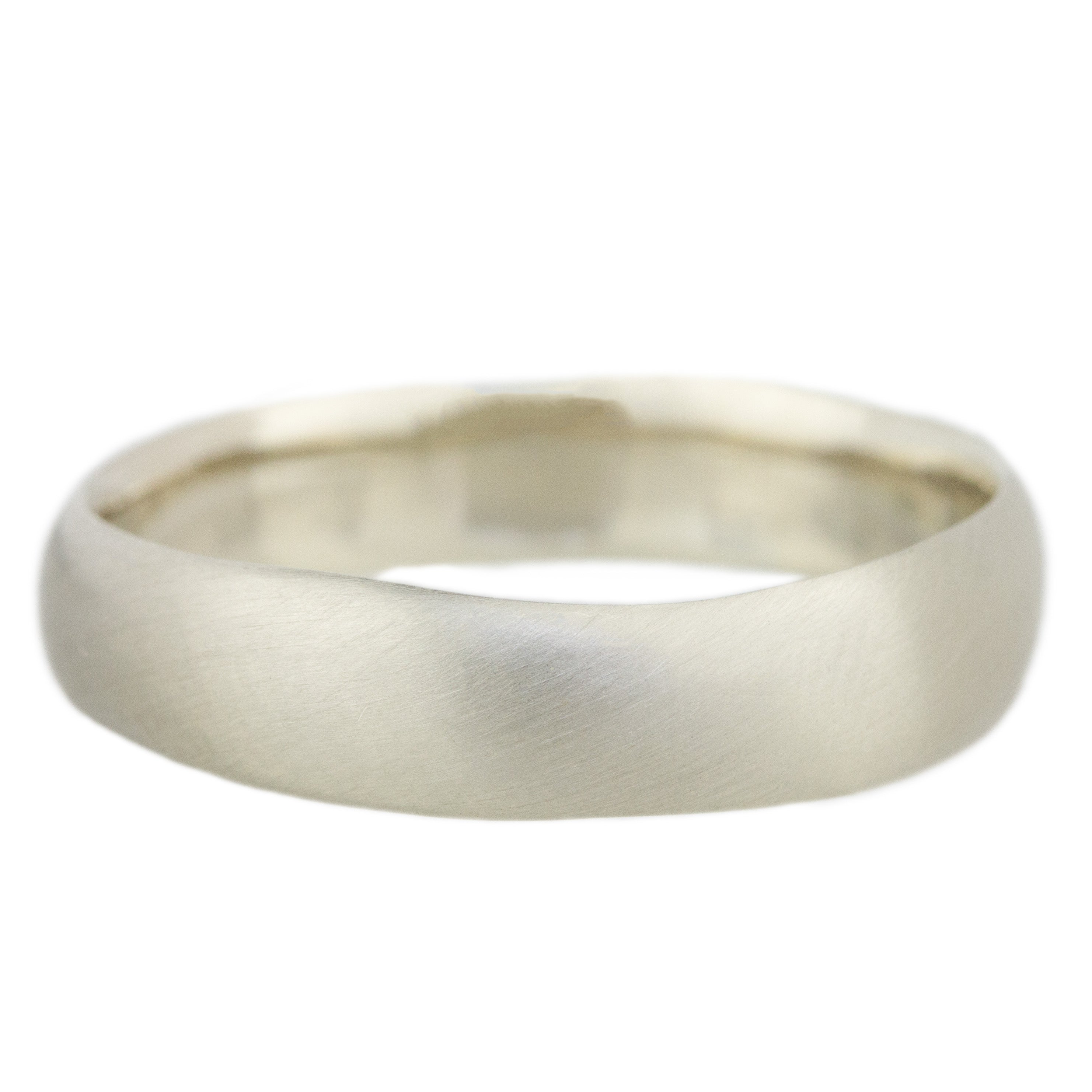 14k Organic Smooth Band-Rebecca Overmann