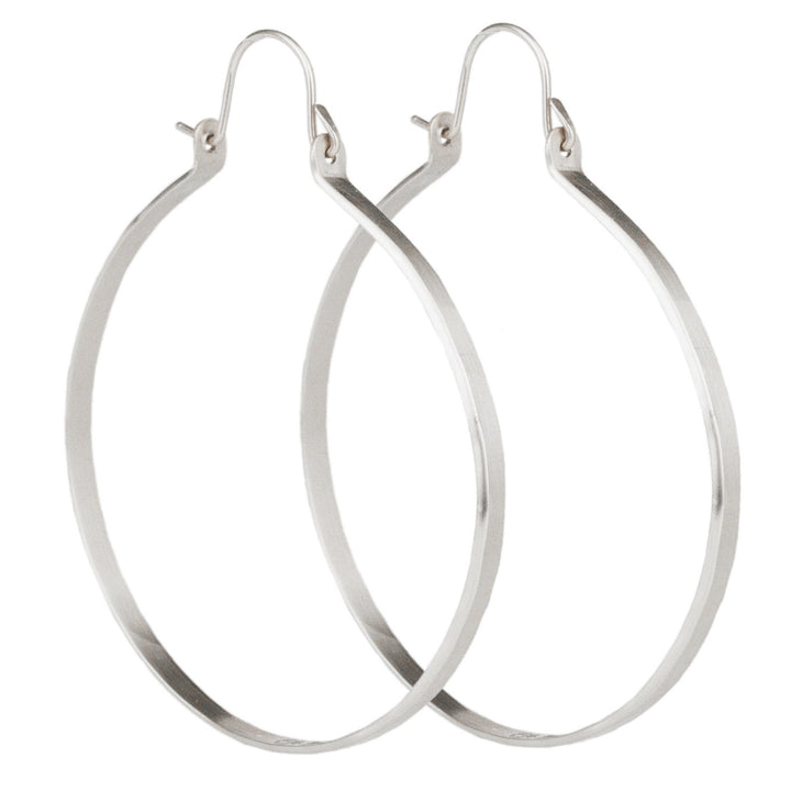 6” Sterling Silver Hoops