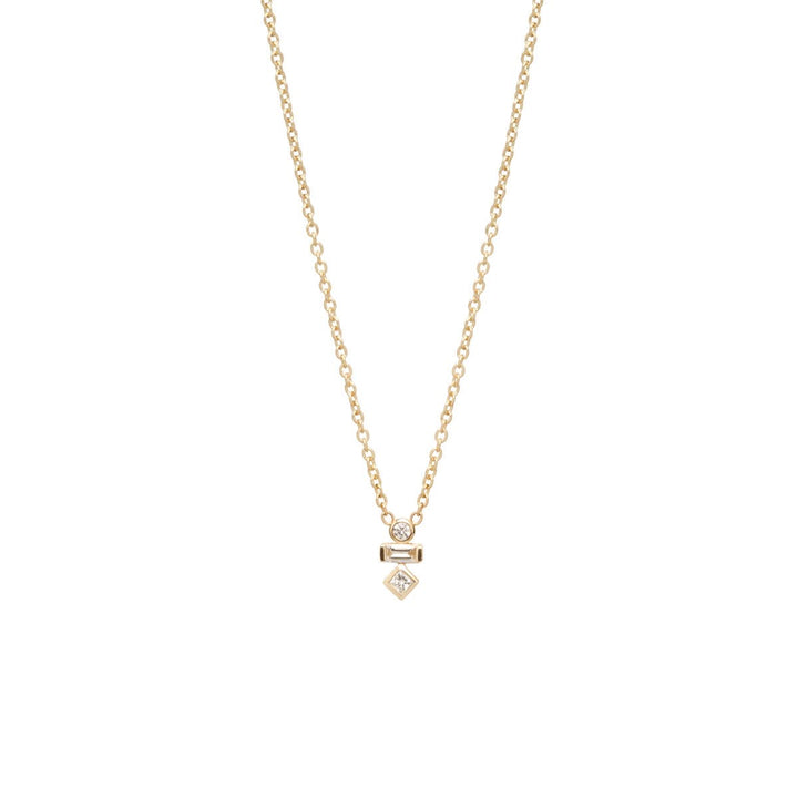 Mixed Diamond Necklace