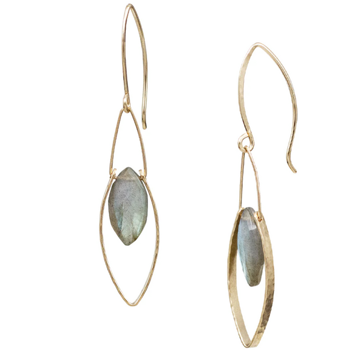 Mona Labradorite Earrings