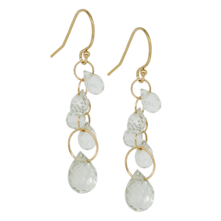 Evelyn Green Amethyst Earrings