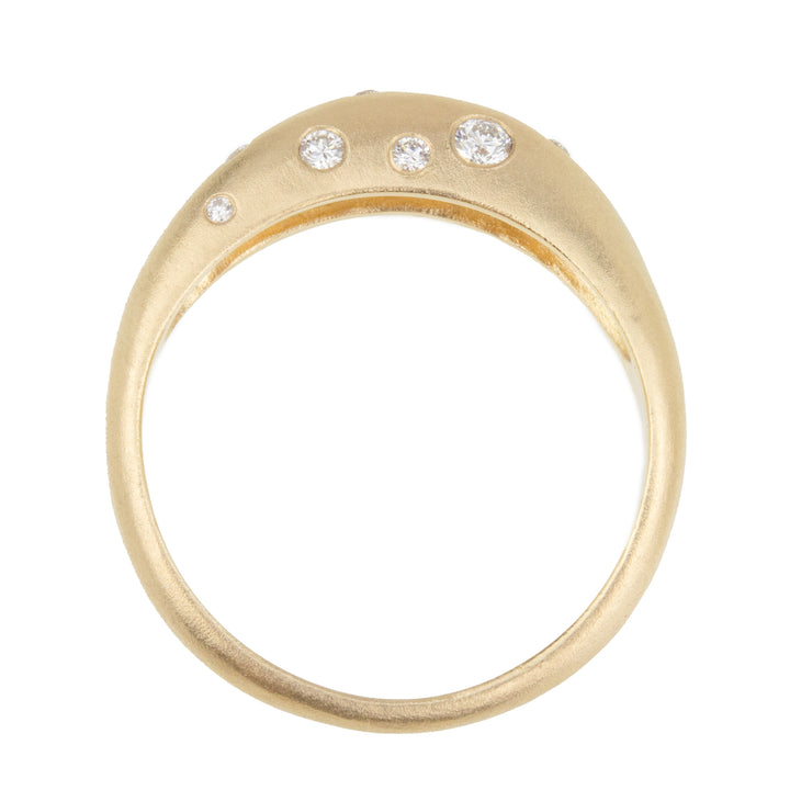 Jasmine Diamond Dome Ring