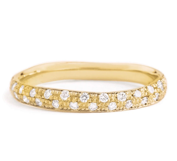 Narrow Pavé Diamond Eternity Band