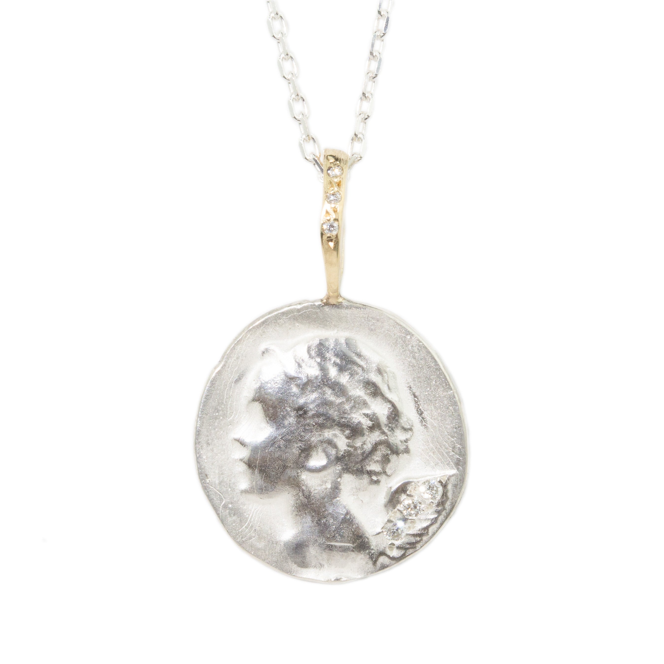 Home with Diamond Wings Necklace