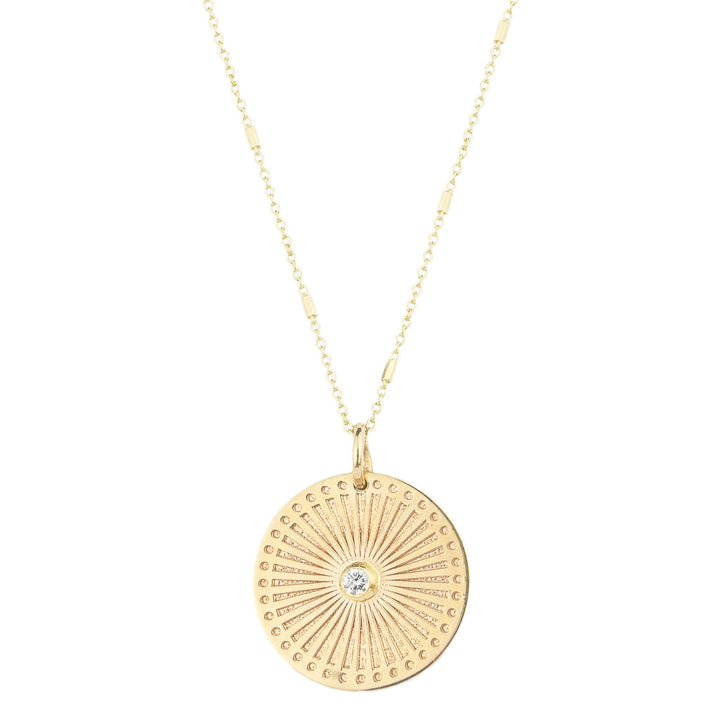 Sunbeam Medallion Necklace