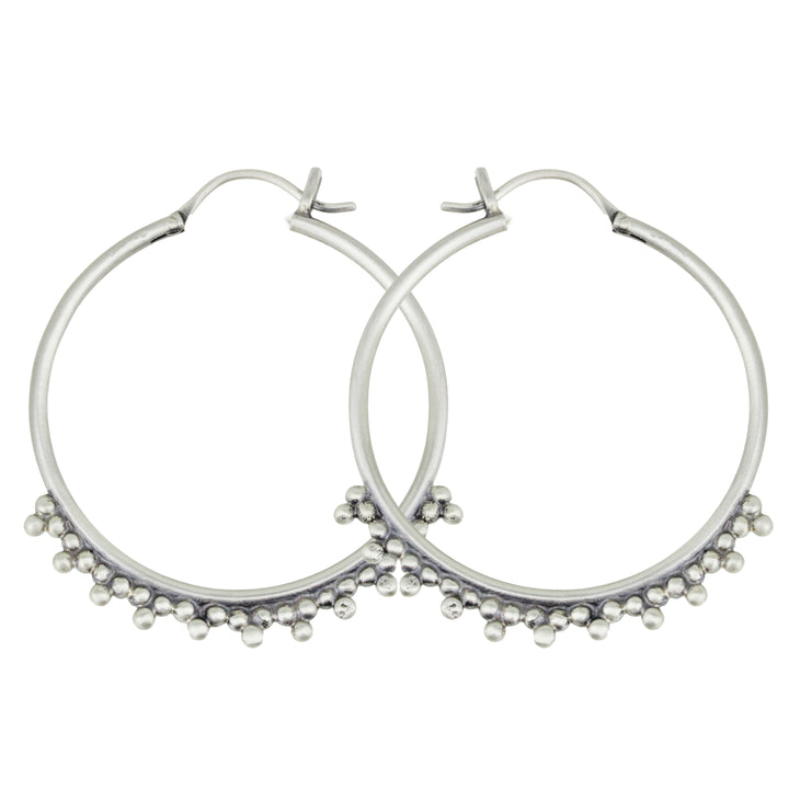 Clover Hoop Earrings