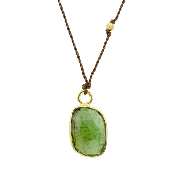 Green Tourmaline Necklace