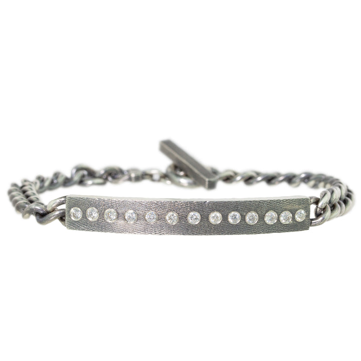 Diana ID Silver Link Bracelet