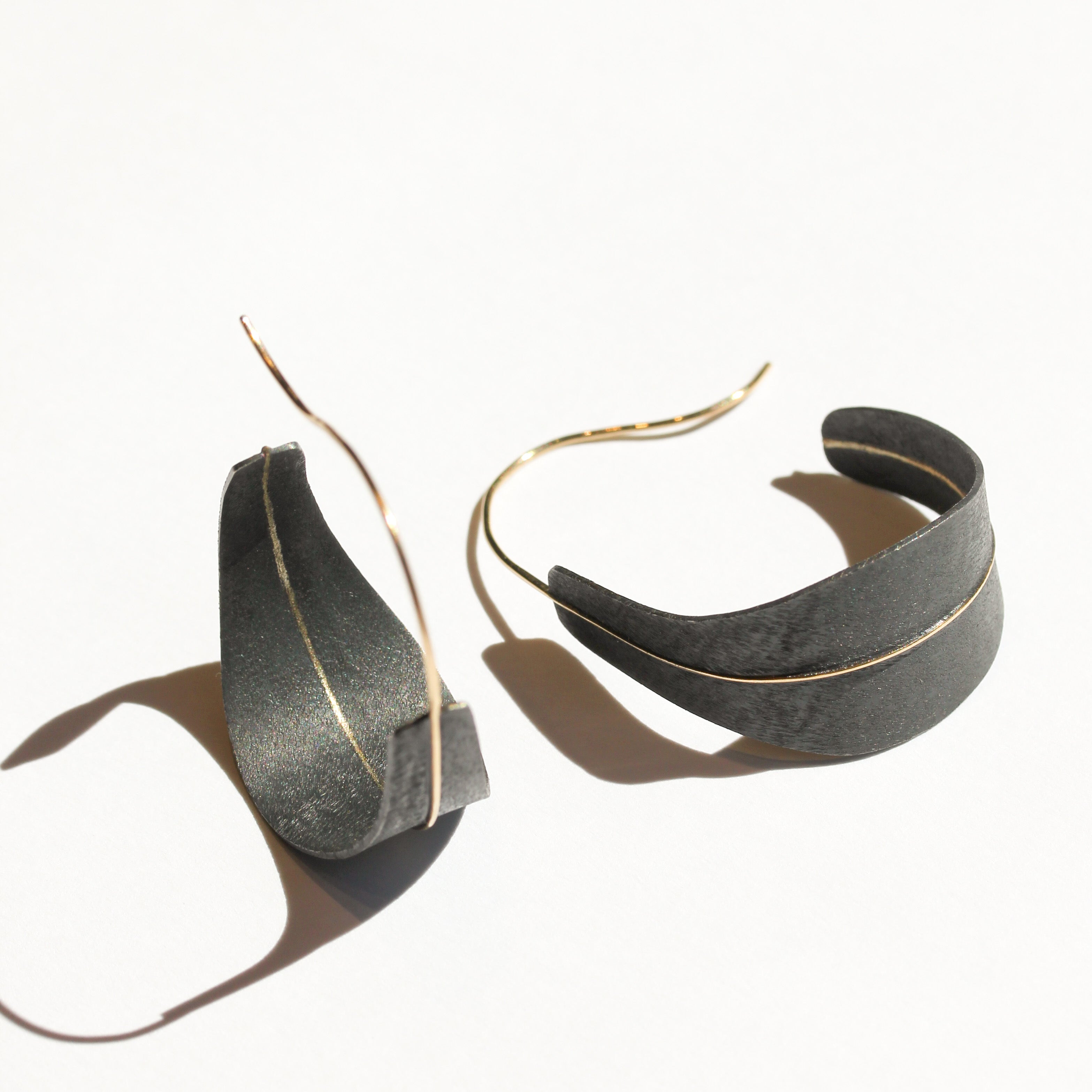 Large Shield Earrings