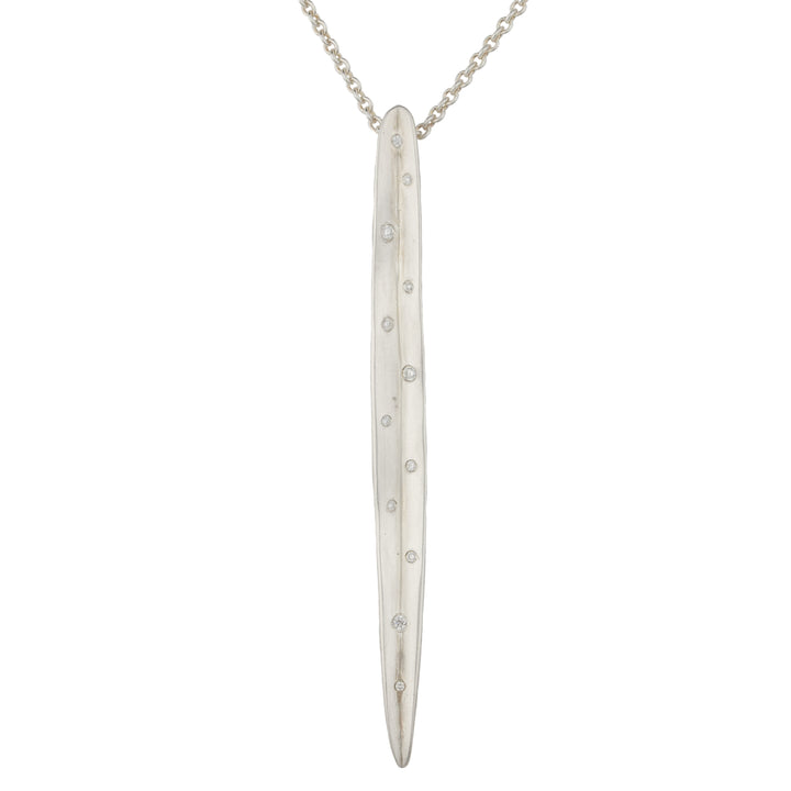 Long Leaf Scatter Necklace