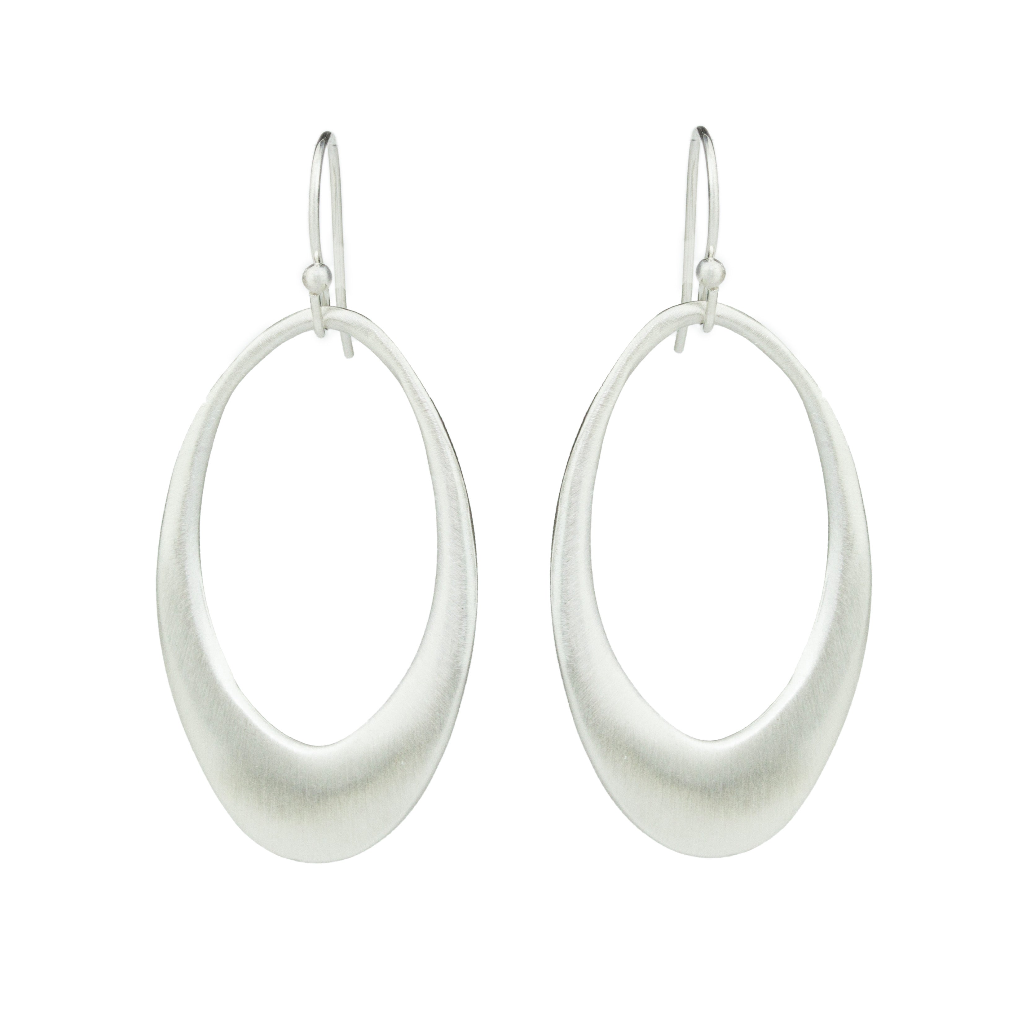 Large Open Oval Earrings