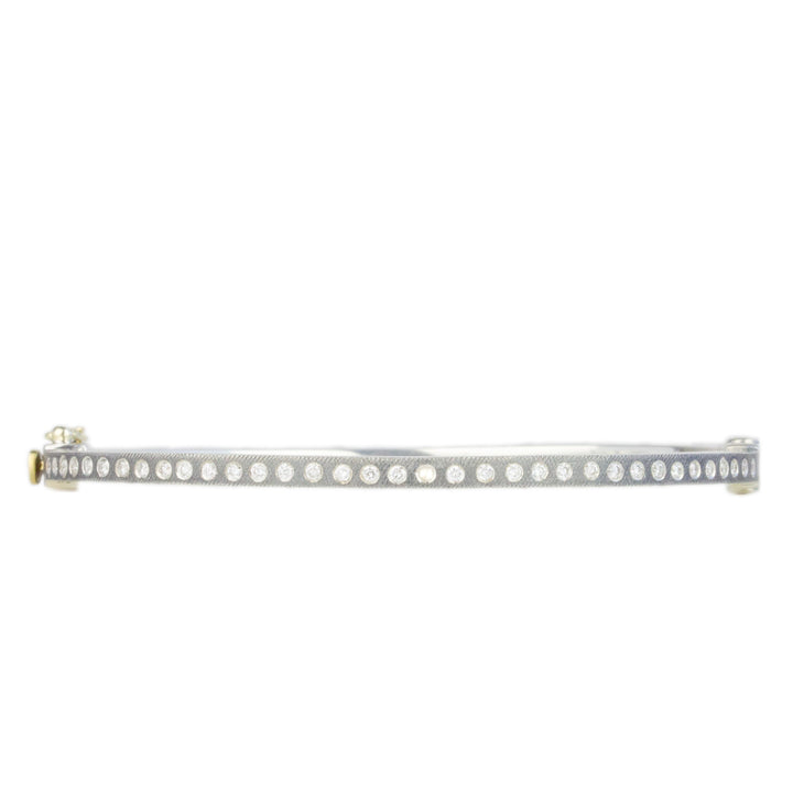 Adam 2.5mm Sterling Full Diamond Bracelet