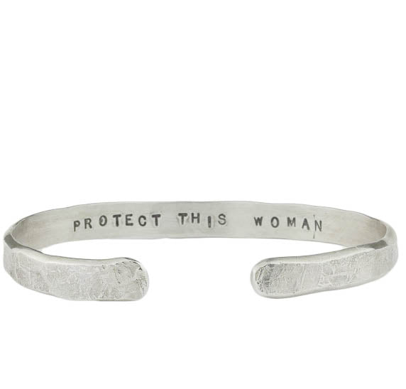 Protect This Woman Cuff Bracelet