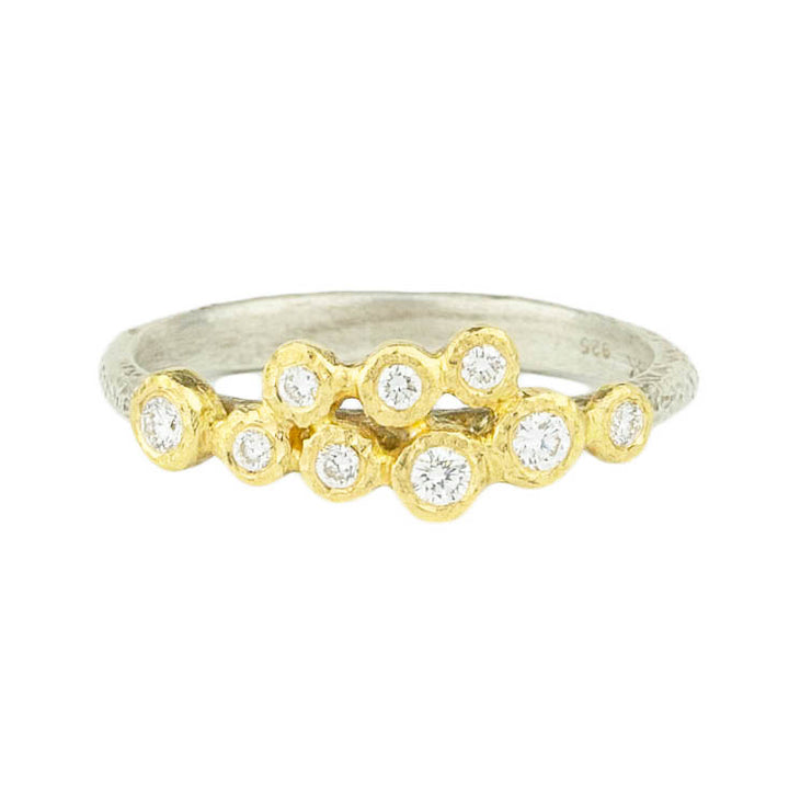 9 Bezel Diamond Ring