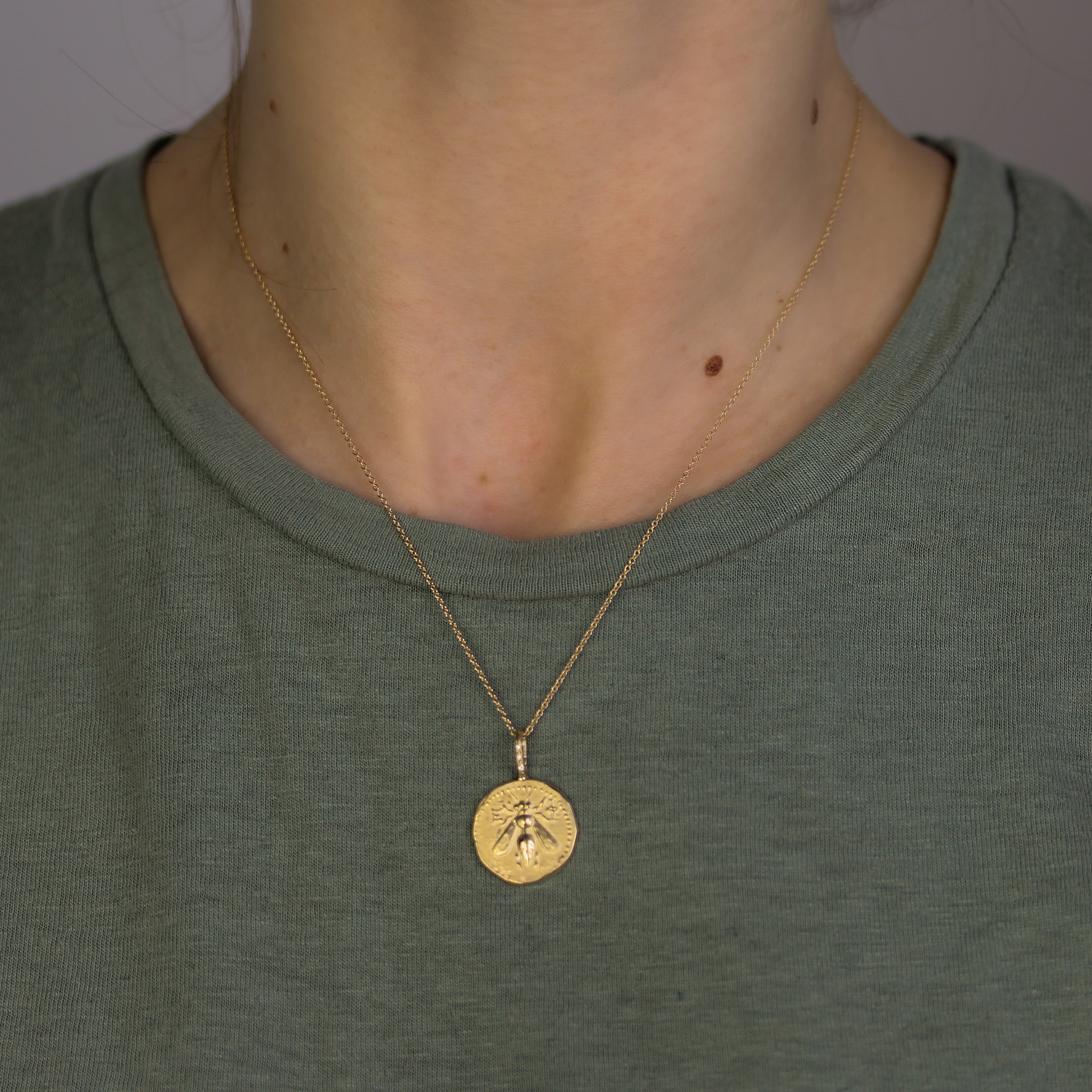 Bee | Deer Necklace-Robin Haley