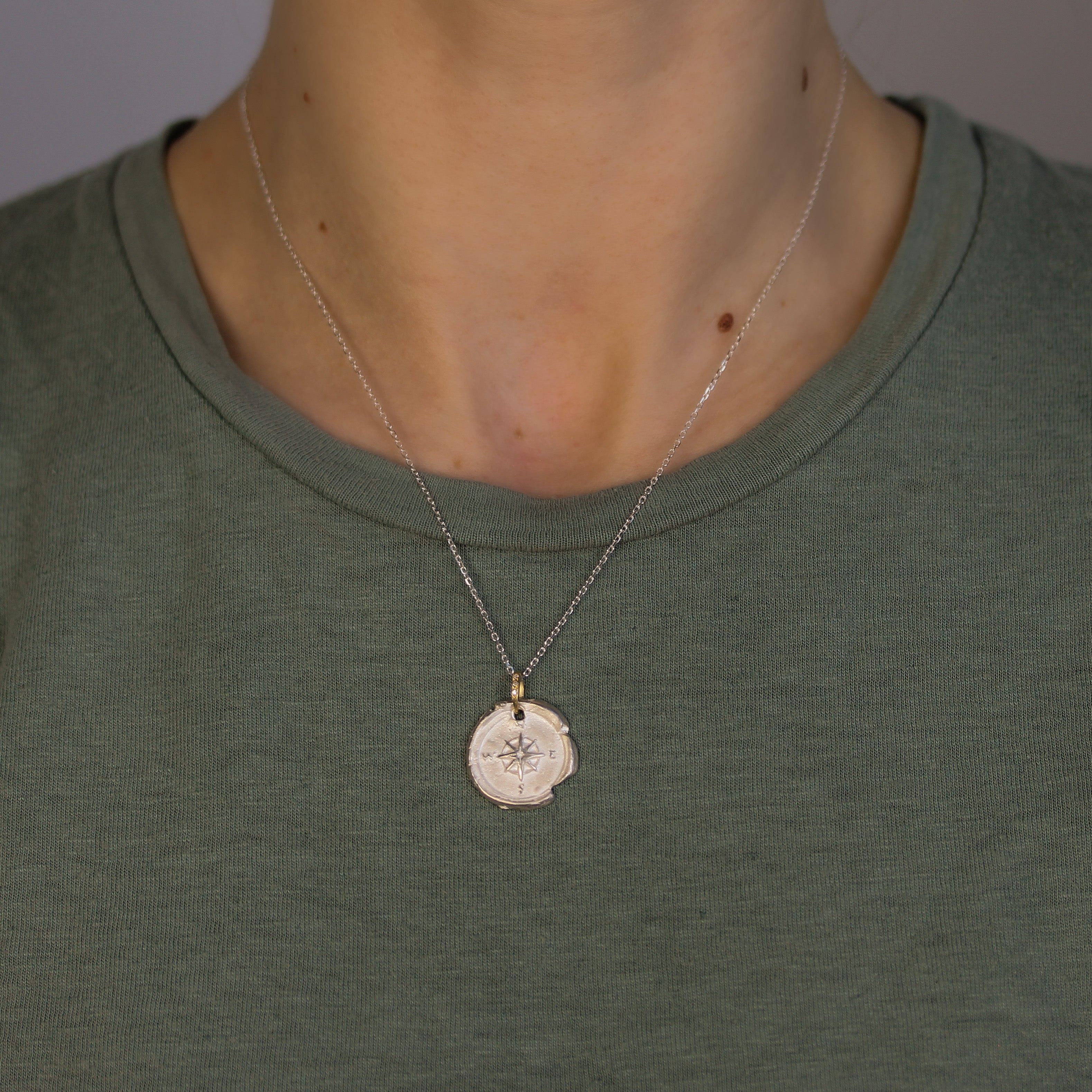Compass Necklace-Robin Haley