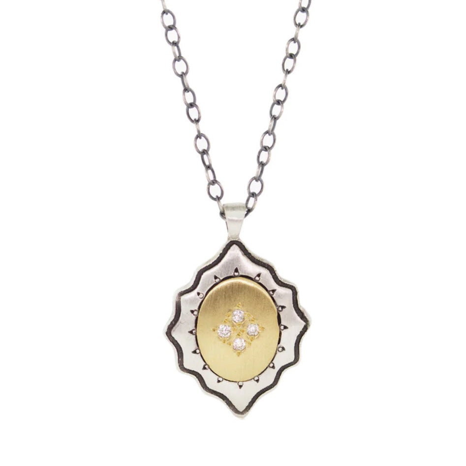 East + West Pendant Necklace-Adel Chefridi