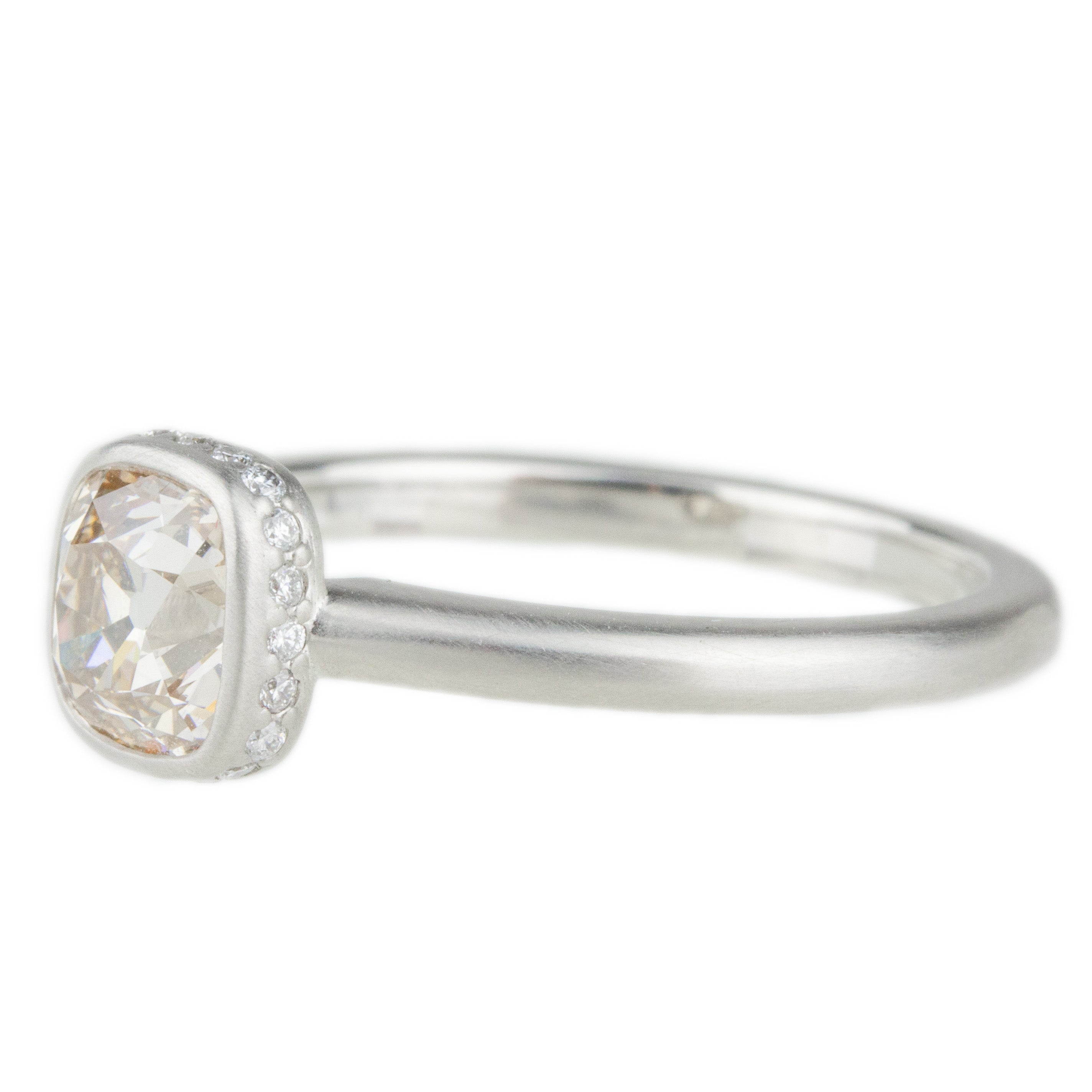 Hidden Halo 1.09ct Diamond Ring-Rebecca Overmann