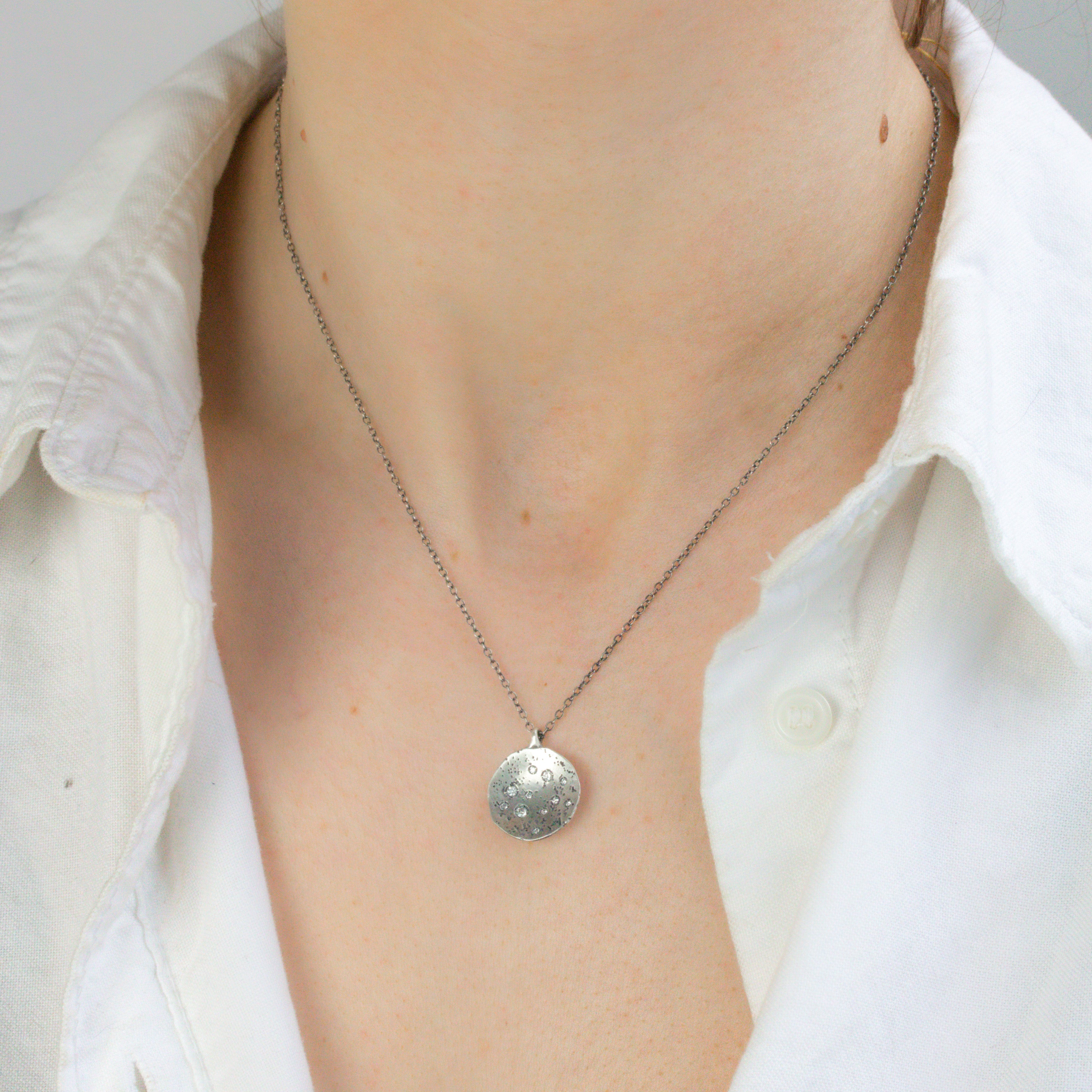 Mini Moon Scatter Necklace-Branch