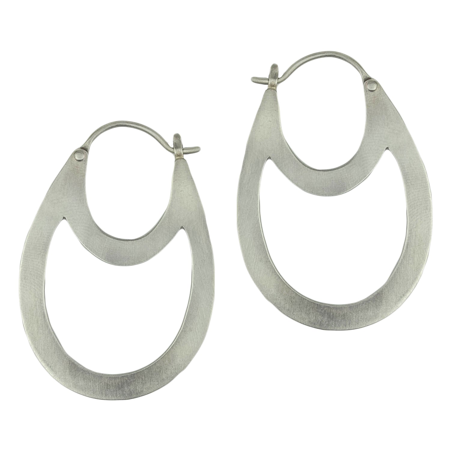 Double Oval Hoops