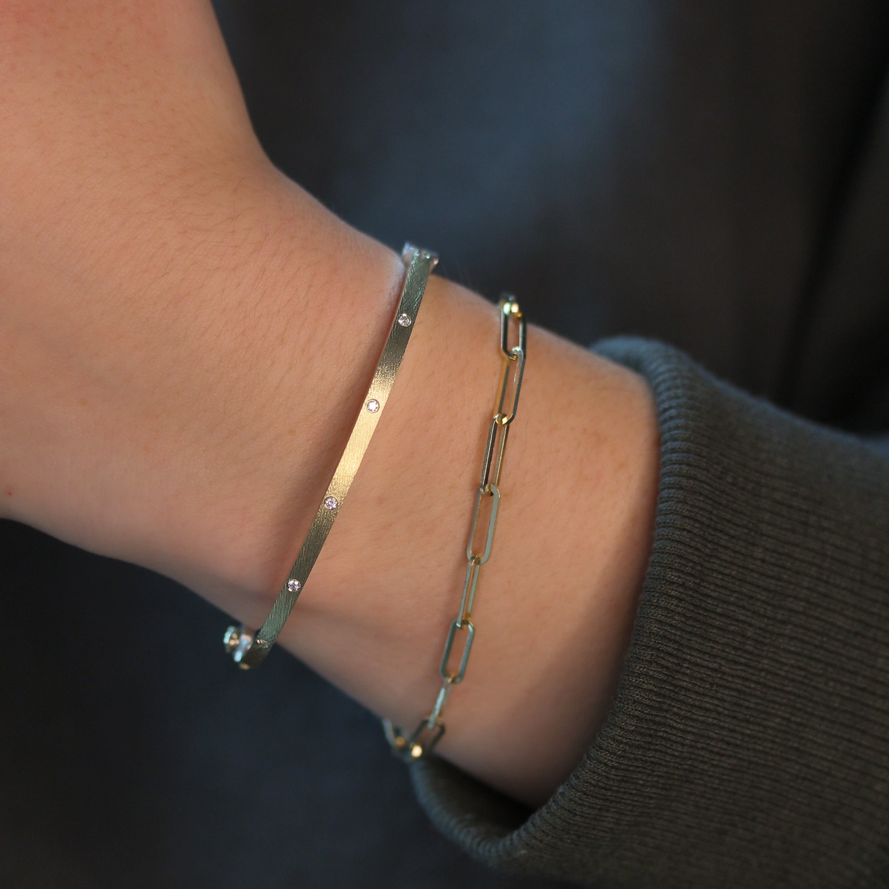 Orly 2.5 Yellow Gold Bracelet-Rene Escobar