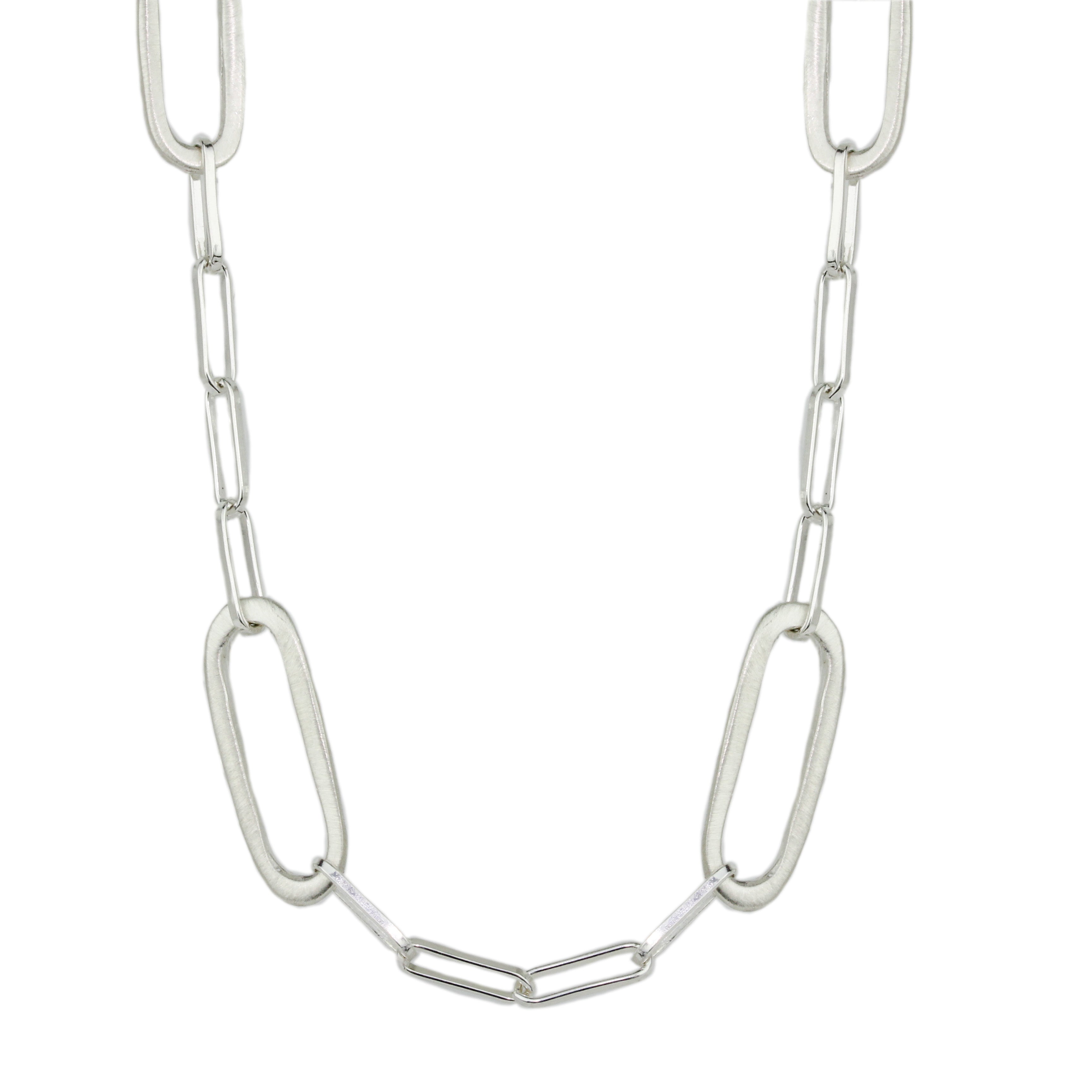 Rectangle Link Necklace-Philippa Roberts