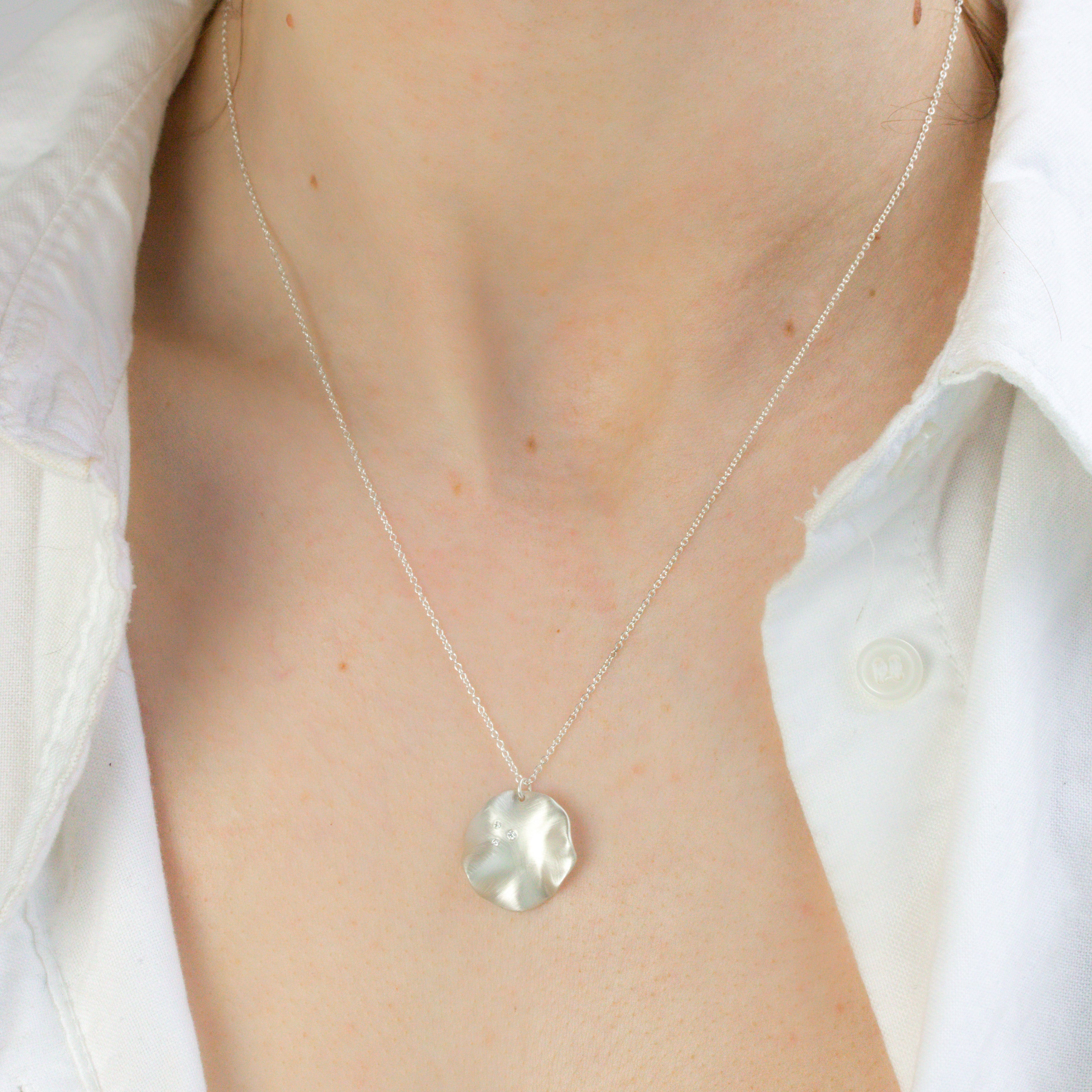 Round Ruffle Necklace-Branch