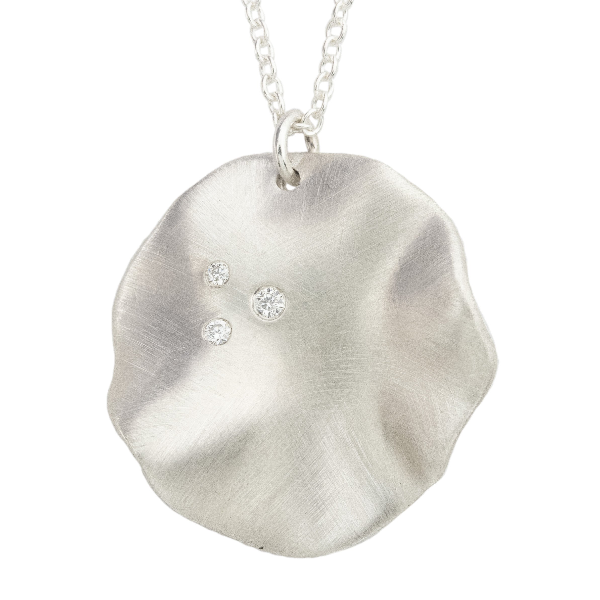 Round Ruffle Necklace-Branch