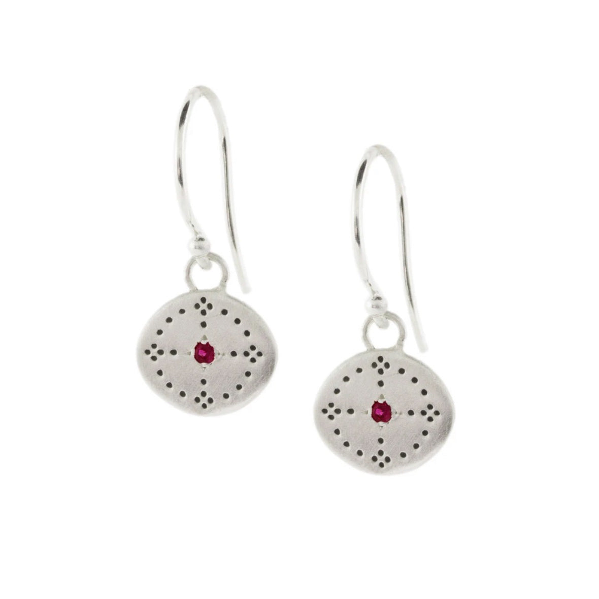 Small Nostalgia Ruby Earrings-Adel Chefridi