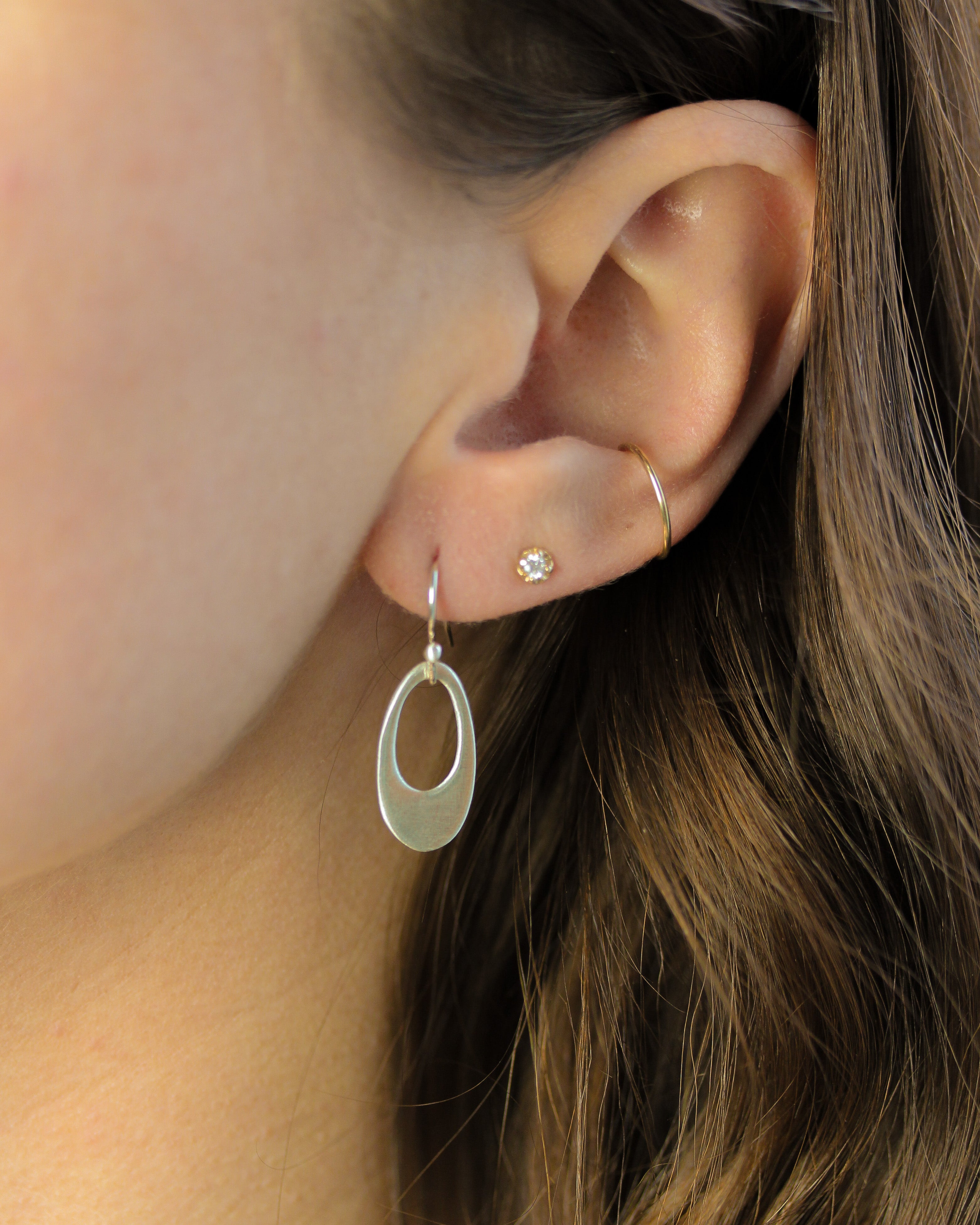 Small Oval Earrings-Philippa Roberts