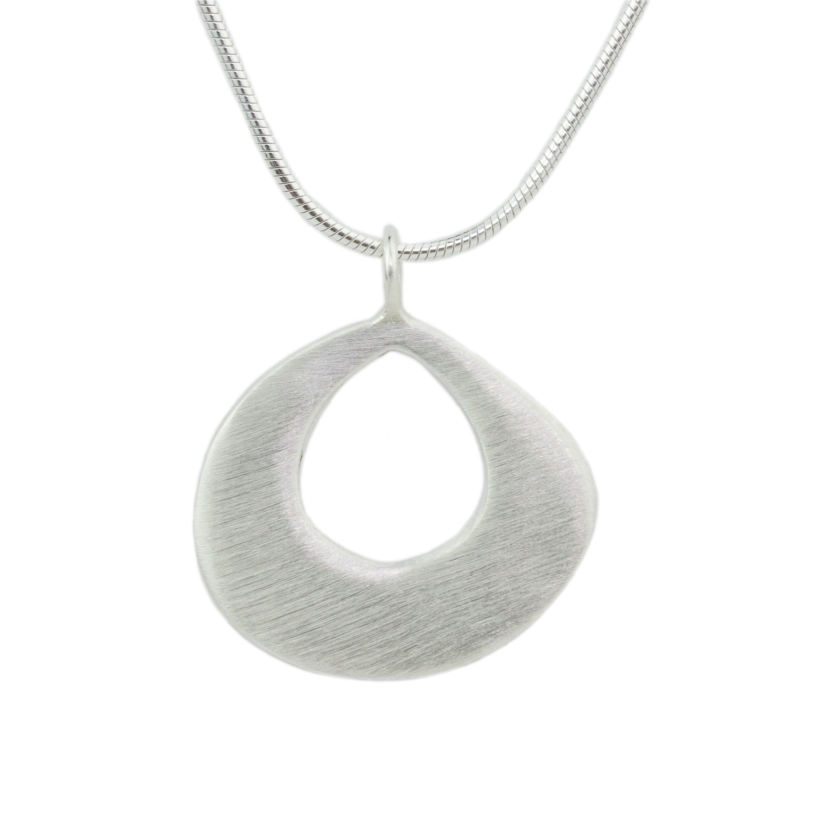 Thick Open Drop Necklace-Philippa Roberts